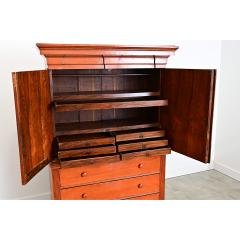 Swedish 19th Century Painted Linen Press - 4589711