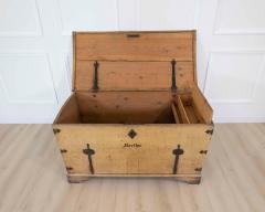Swedish 19th Century Painted Pine Blanket Chest - 4758169