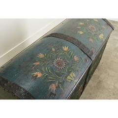 Swedish 19th Century Painted Pine Marriage Trunk - 3696825