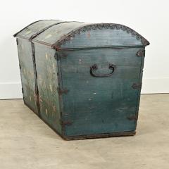 Swedish 19th Century Painted Pine Marriage Trunk - 3696850