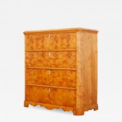 Swedish 19th Century Satinwood Chest - 2911198