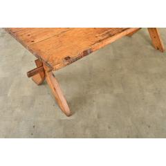 Swedish 20th Century Pine Trestle Table - 4079505