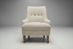 Swedish Armchair with Footstool Sweden ca 1950s - 2171582