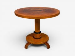 Swedish Art Deco End Table Birch Ebonized Wood Sweden 1930s - 4646154