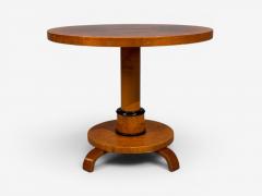 Swedish Art Deco End Table Birch Ebonized Wood Sweden 1930s - 4646155
