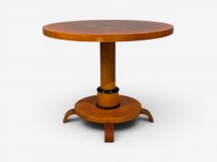 Swedish Art Deco End Table Birch Ebonized Wood Sweden 1930s - 4646158