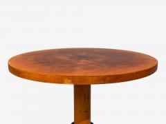 Swedish Art Deco End Table Birch Ebonized Wood Sweden 1930s - 4646159