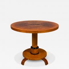 Swedish Art Deco End Table Birch Ebonized Wood Sweden 1930s - 4648430