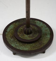 Swedish Art Deco Floor Lamp in Bronze 1920s - 3102120