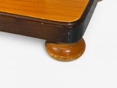 Swedish Art Deco Inlaid Side Table Stained Wood Sweden 1930s - 4643143
