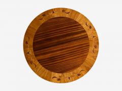 Swedish Art Deco Marquetry Inlay Wood Center Table Sweden 1930s - 4357139