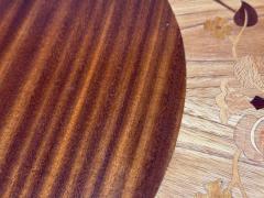 Swedish Art Deco Marquetry Inlay Wood Center Table Sweden 1930s - 4357147
