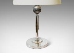 Swedish Art Deco Silvered Table Lamp - 4079190