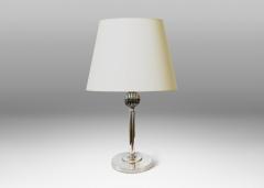 Swedish Art Deco Silvered Table Lamp - 4079191
