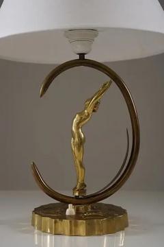 Swedish Art Deco Table Lamp in Brass - 4621388