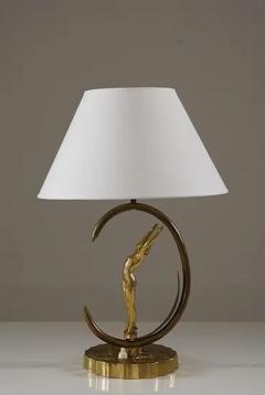 Swedish Art Deco Table Lamp in Brass - 4621389