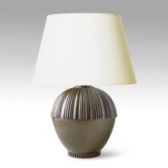 Swedish Art Deco Table Lamp with Textured Acorn Form - 1147692