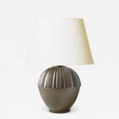 Swedish Art Deco Table Lamp with Textured Acorn Form - 1147943