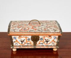 Swedish Baroque Carved and Painted Box - 4447939