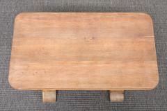 Swedish Baroque Style Cerused Oak Side Table with Barley Twist Legs early 1920s - 4756229