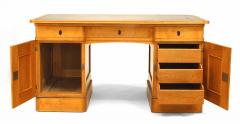 Swedish Biedermeier Birch Kneehole Desk - 1429230