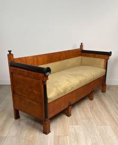 Swedish Biedermeier Birch and Ebony Settee Trundle Bed early 19th century - 2895934