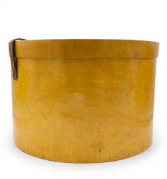 Swedish Biedermeier Karelian Birch Hat Box - 4197703