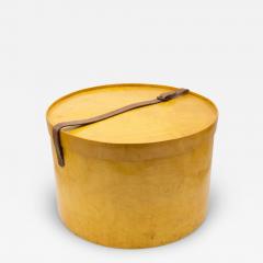 Swedish Biedermeier Karelian Birch Hat Box - 4247450