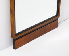 Swedish Birch Ebonized Mirror Cica 1940s - 3933645