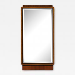 Swedish Birch Ebonized Mirror Cica 1940s - 3935538