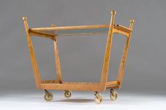 Swedish Birch and Glass Serving Trolley - 798664