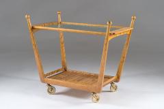 Swedish Birch and Glass Serving Trolley - 798666