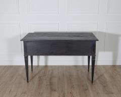 Swedish Black Painted Writing Desk with Brass Hardware circa 1870 - 4223331