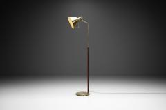 Swedish Brass Floor Lamp by IA Belysning Sweden ca 1960s - 3002376