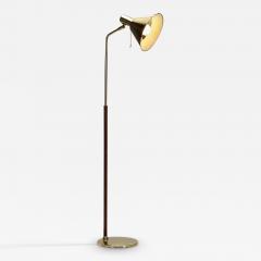 Swedish Brass Floor Lamp by IA Belysning Sweden ca 1960s - 3036205