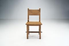 Swedish Brutalist Set of Solid Wood Chairs Sweden ca 1940s - 2405961