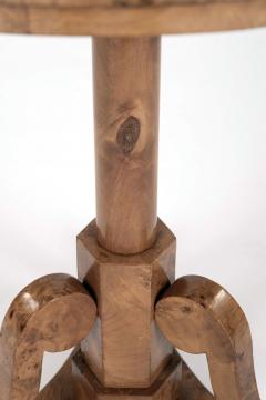 Swedish Burl Alder Gueridon Pedestal Table - 4471792