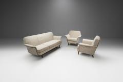 Swedish Cabinetmaker Sofa and Armchairs Sweden 1950s - 2135539