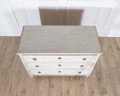 Swedish Chest of Drawers with Dentil Carving Mid 19th Century - 4223342