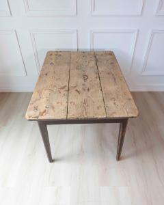 Swedish Country Pine Table with Drawer circa 1840 - 4564444