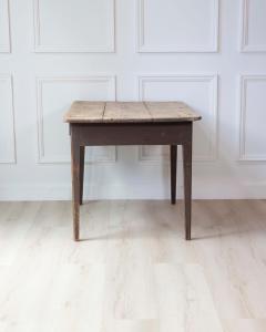 Swedish Country Pine Table with Drawer circa 1840 - 4564501