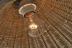 Swedish Curved Rattan Floor Lamp Sweden 1930s - 4146047