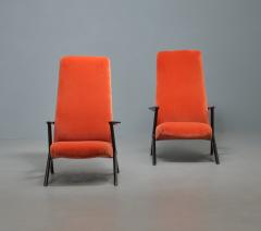 Swedish Design Lounge Chairs Bengt Rudas Triva Model in Aragosta Velvet - 4423061