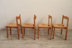 Swedish Design Set of Dining Room Extendable Table with Four Chairs - 2856716