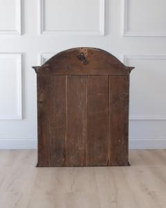 Swedish Early 19th Century Blue Painted Arched Wall Cabinet - 4791440