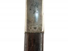 Swedish Edwardian Ebony and Silver Cane - 4519687