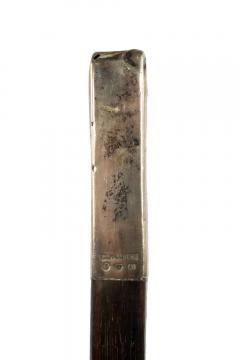 Swedish Edwardian Ebony and Silver Cane - 4519688