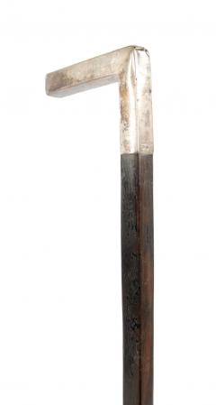 Swedish Edwardian Ebony and Silver Cane - 4519690