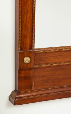 Swedish Empire Mahogany Inlaid Mirror Circa 1820 - 759506