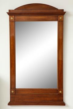 Swedish Empire Mahogany Inlaid Mirror Circa 1820 - 759509